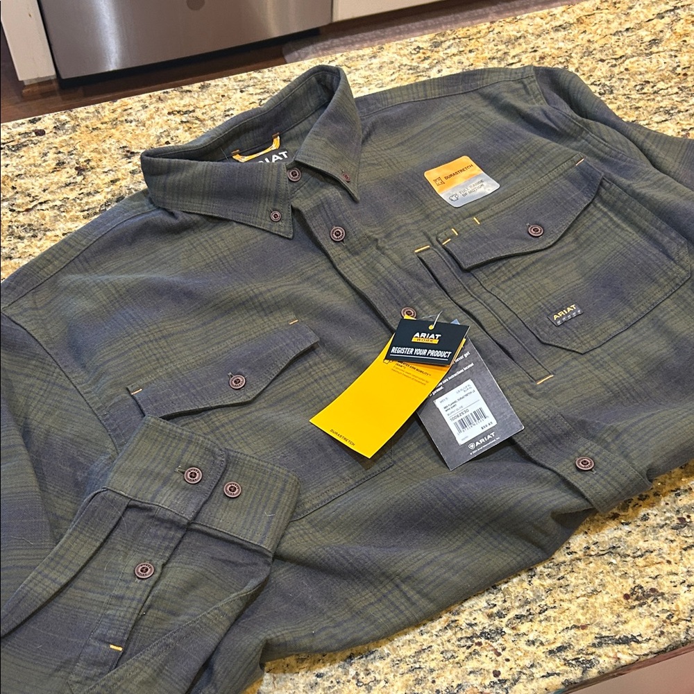 Ariat Rebar Flannel XL
